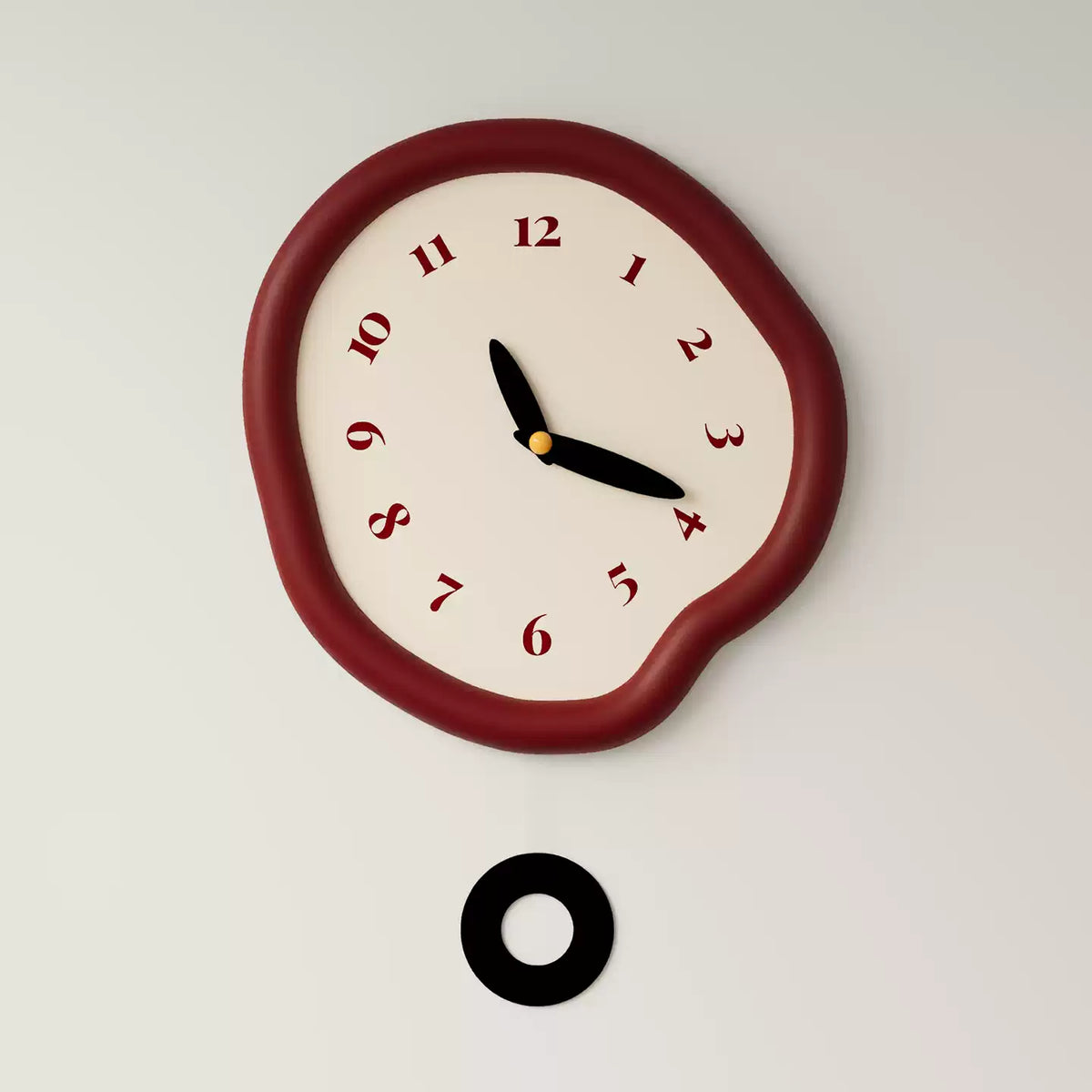 Asymmetrical Drip Clock