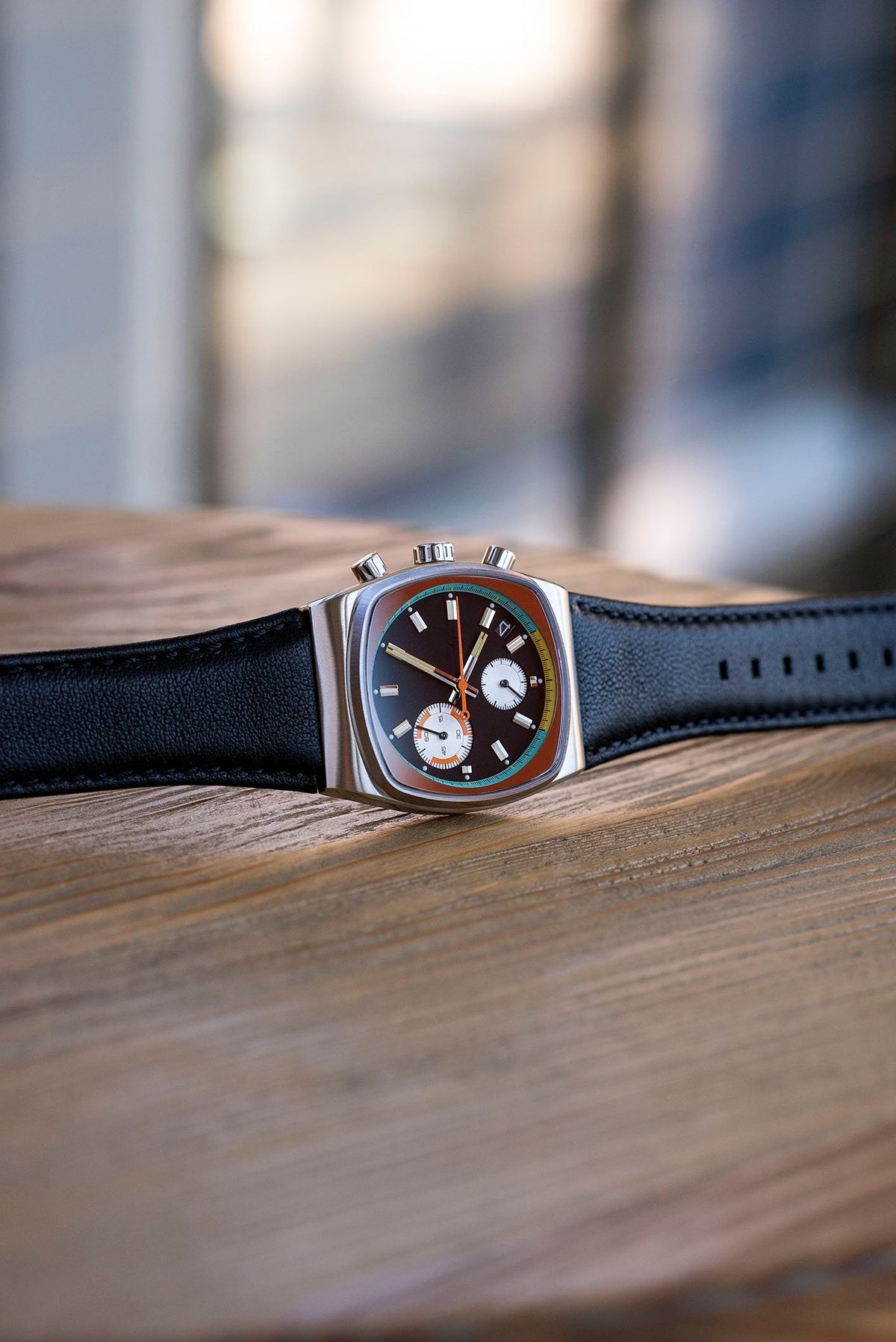 Metric - Leather Strap in Black 19.50mm