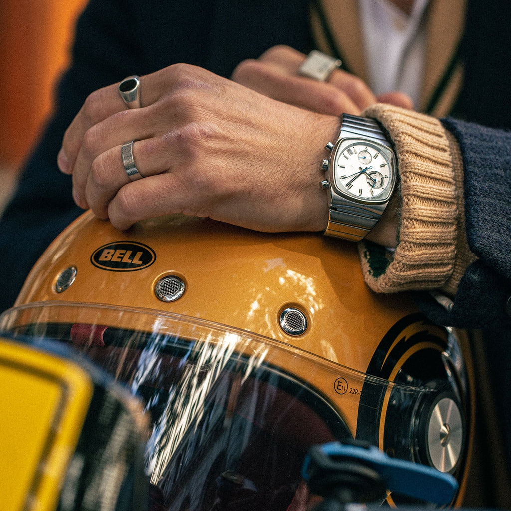 Metric - Steel Dial Chronograph Watch